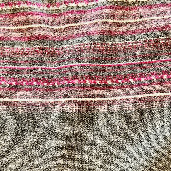 Kasper and Co Petite Wool Blend Size 12P Maxi Gray Purple Skirt Fringe (A0125) - Picture 2 of 5